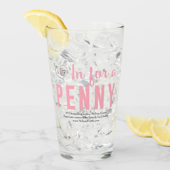 In för ett Penny Drinking Glass Glaskopp (Framsida Ice)