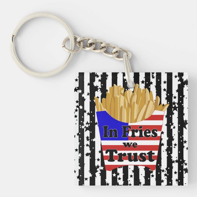 In Fries We Trust Kudde  (Framsidan)