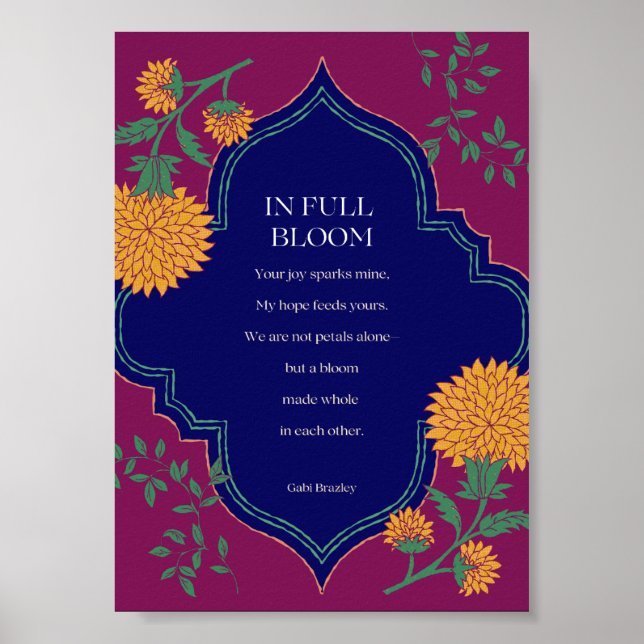 In Full Bloom Poster (Framsidan)