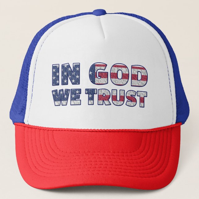 In God We Trust Hat Keps (Framsida)