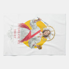 In Grease We Trust. Saint of the Kitchen  Kökshandduk