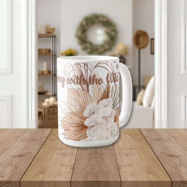 In Harmony with the Wild Mug | Boho Ceramic Cup Kaffemugg (Skapare uppladdad)