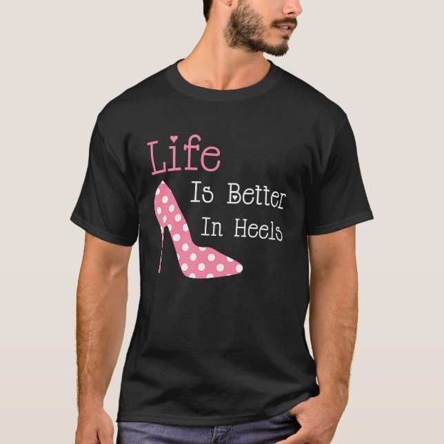 In Heels Shoe T Shirt (Framsida)
