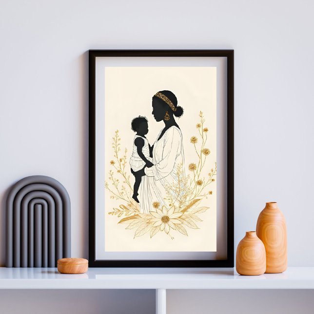 In Her Silence, He Finds Safety I Poster (Skapare uppladdad)