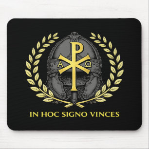 In Hoc Signo Vinces romersk Chi-Rho hjälm Musmatta