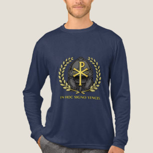 In Hoc Signo Vinces romersk Chi-Rho hjälm T Shirt