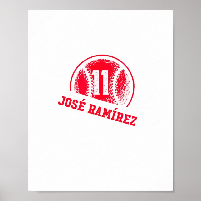 In House Jose Ramirez Mlbpa Mlb Poster (Framsidan)