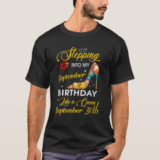 In i 30års födelsedag i september som en Qu T Shirt