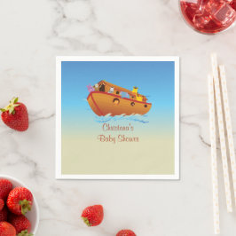 In i arken - Baby Shower Pappersservett