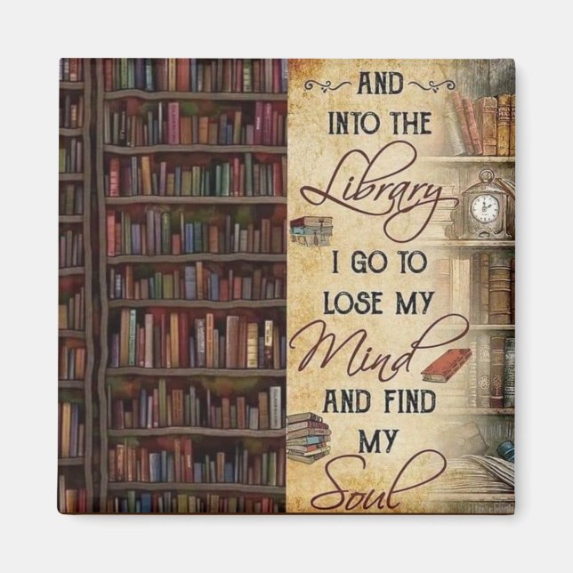 In i Bibliotek I Go Magnet (Framsidan)