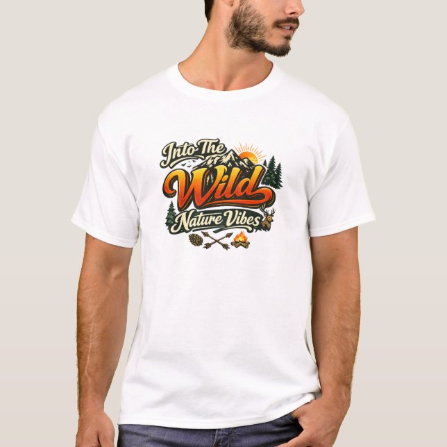 In i de vilda naturkänslorna t shirt (Framsida)