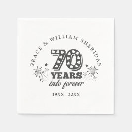 In i evigheten 70-årsjubileum pappersservett