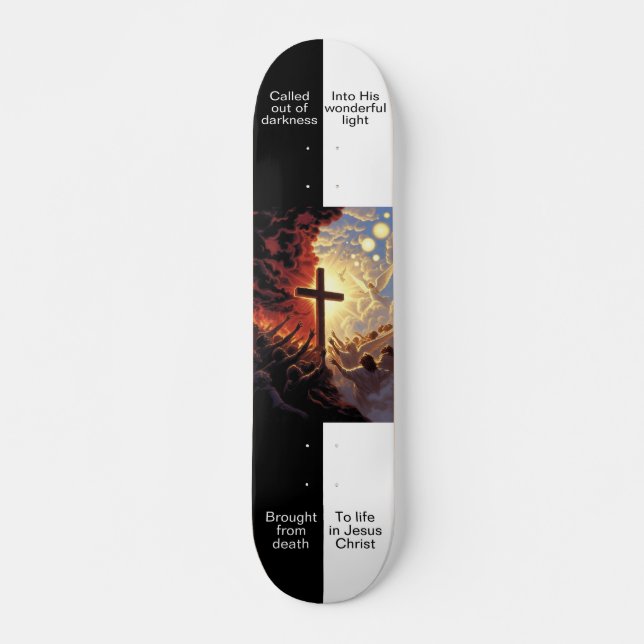 In I Hans Ljus Mini Skateboard Bräda 18,5 Cm (Framsida)
