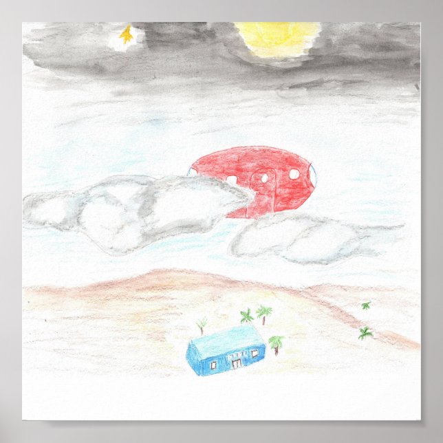In i himlen poster (Framsidan)