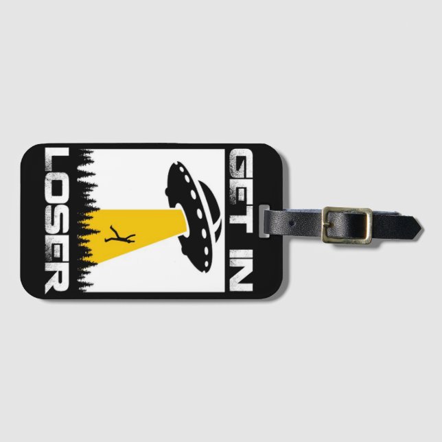 In i Loser, Lusj UFO, Alien Abduction Bagagebricka (Framsida horisontal)