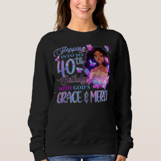 In i min 40:e med Guds Grace Mercy Melan T Shirt