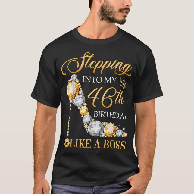 In i min 46:e födelsedag som en Chef-dag Gi T Shirt (Framsida)