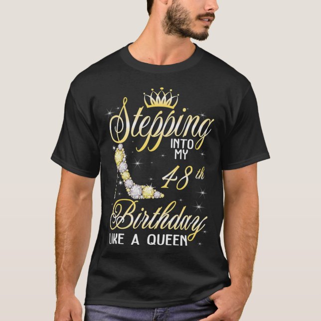 In i min 48:e födelsedag som en Chef T Shirt (Framsida)