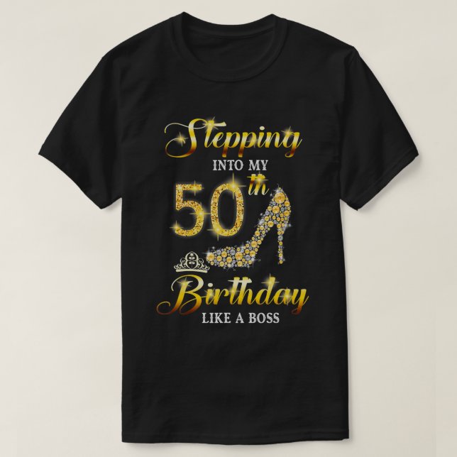 In i min 50:e födelsedag som en Chef-gåva Wo T Shirt (Design framsida)