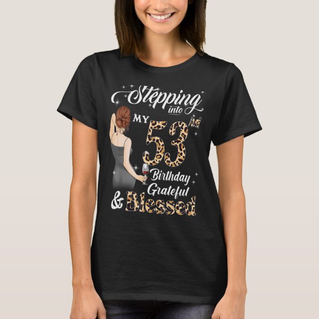 In i min 53:e födelsedag tack och välsignelse t shirt (Framsida)