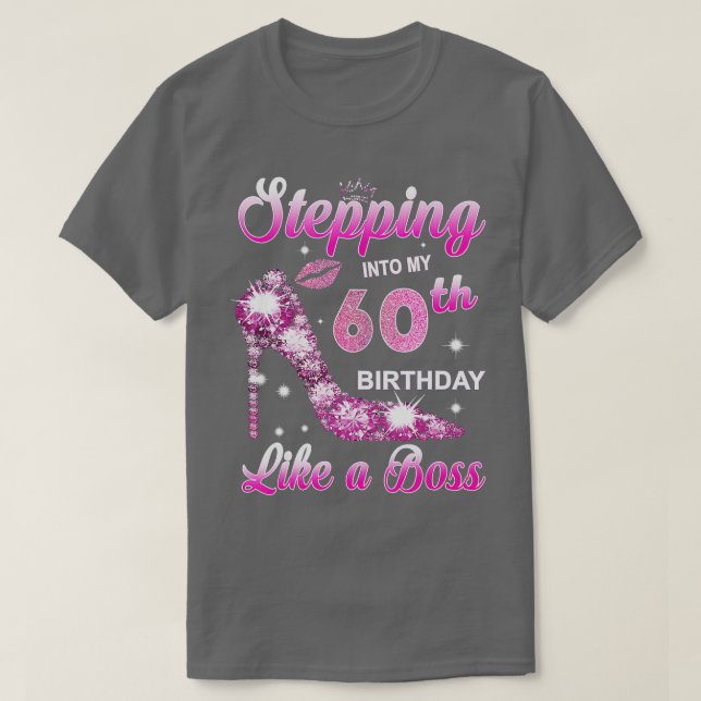 In i min 60-årsdag som en drottning 60 år t shirt (Design framsida)