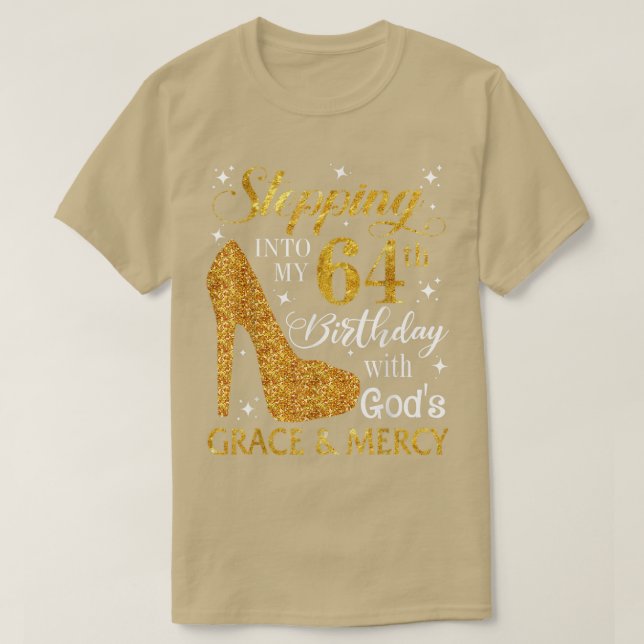 In i min 64-årsdag med Gods & M T Shirt (Design framsida)