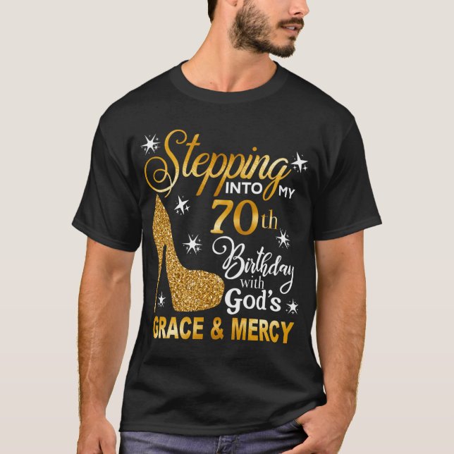 In i min 70:e med Guds nåd T Shirt (Framsida)