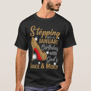In i mina Högklackar i januari på födelsedagen för T Shirt