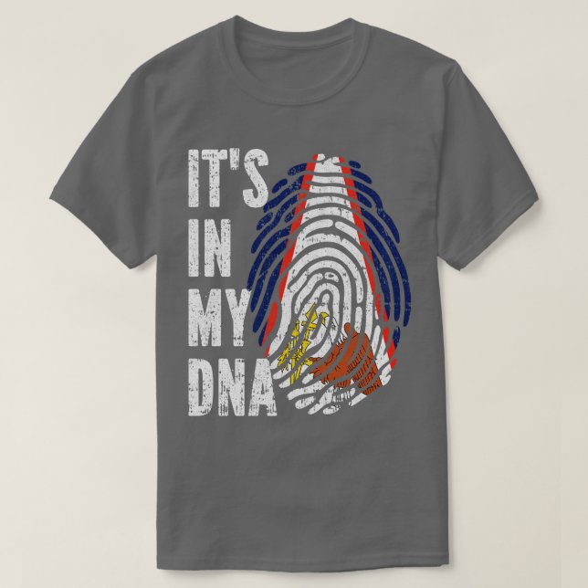 IN I MY DNA American Samoa Flagga Manar Women Kids T Shirt (Design framsida)