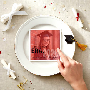 In i nästa era Klass 2026 Examen Foto Pappersservett