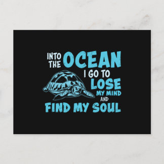In I Oceanet Jag Går För Att Förlora Mitt Förstånd Vykort