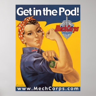 In i Poden! poster - MechCorps