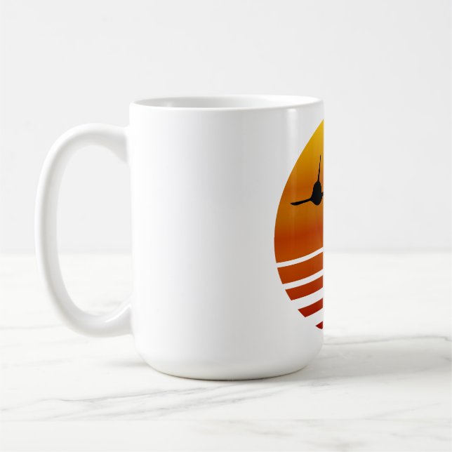 In i solnedgången - Blackbird Kaffemugg (Vänster)
