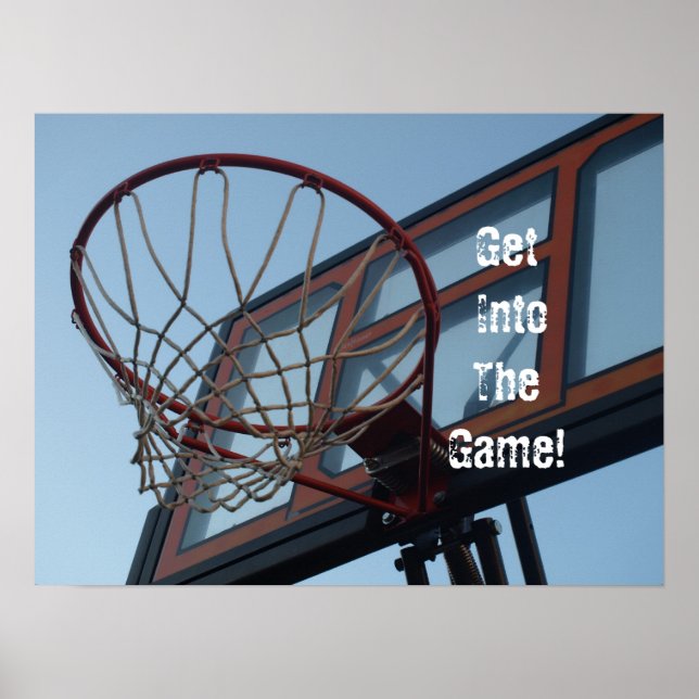 In i spelet! Basketboll Poster (Framsidan)