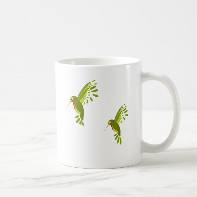 In i trädgården med kolibrierna kaffemugg (Höger)