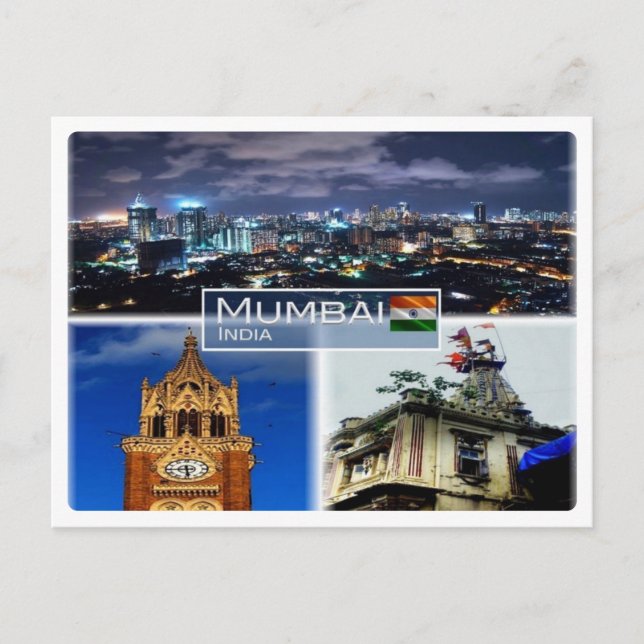 IN India - Mumbai Bombay - Vykort (Framsida)