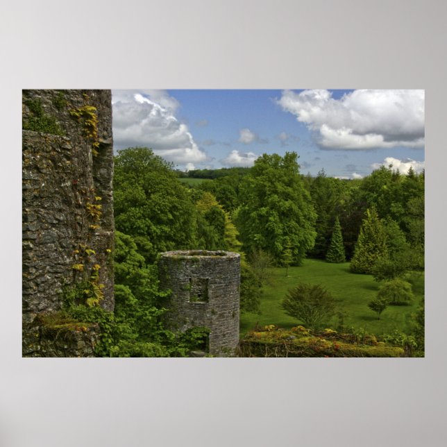 In Ireland, at Blarney Castle a stone tower in Poster (Framsidan)