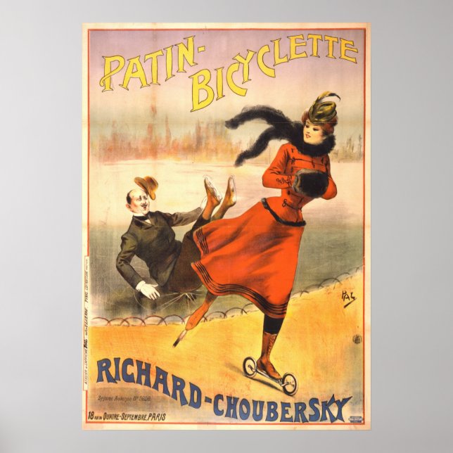 In-Line Skates 1890 Poster (Framsidan)