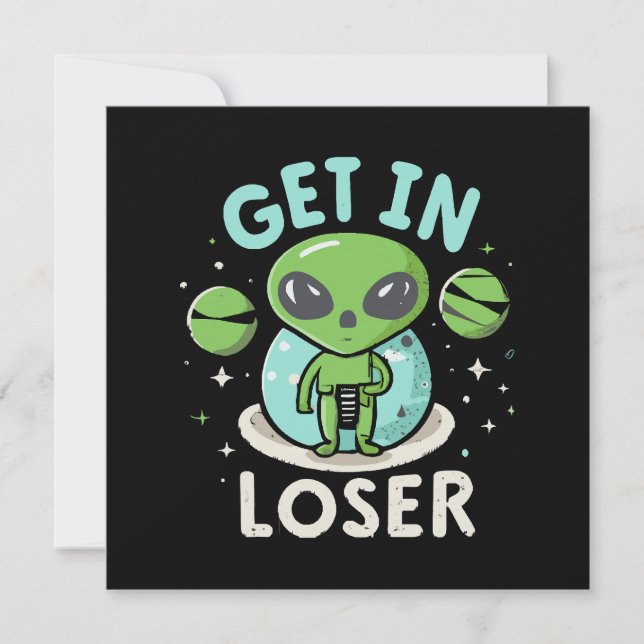 In Loser Alien UFO Funny (Framsida)