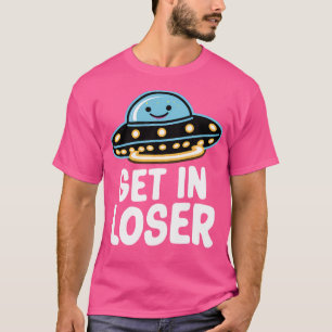 In Loser Cute Ufo Alien Abduction Funny Uap Gr T Shirt