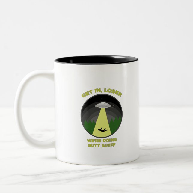 In, Loser. Vi gör Butt Saker Två-Tonad Mugg (Vänster)