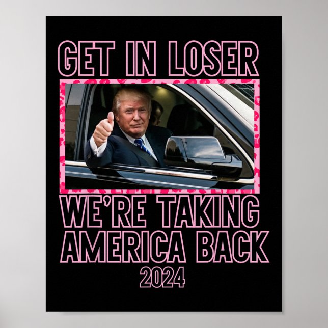 In Loser Vi tar Amerika tillbaka 2024 Poster (Framsidan)