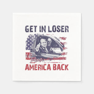 In Loser Vi tar tillbaka Amerika-trumpen Pappersservett