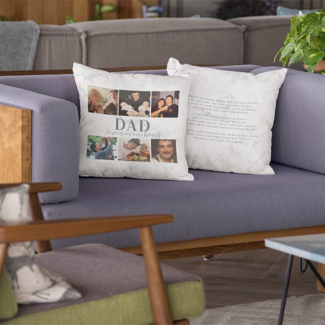 In Loving Memory | 6 Photo Collage Memorial Kudde (Skapare uppladdad)