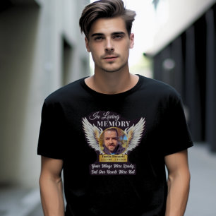 In Loving Memory Angel Vingar Photo Memorial T Shirt