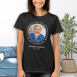 In Loving Memory Anpassningsbar Photo Memorial Wal T Shirt