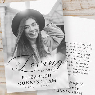 In Loving Memory Clouds Memorial Modern Photo Tack Kort