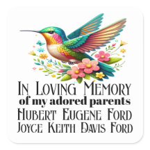 In Loving Memory-etikett