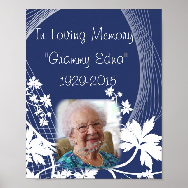 In Loving Memory Minnesmärke - Minnesmärke Affisch (Framsidan)