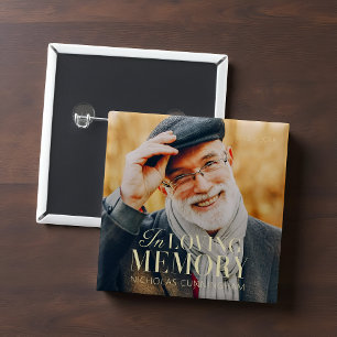 In Loving Memory Modern Elegant Photo Memorial Knapp